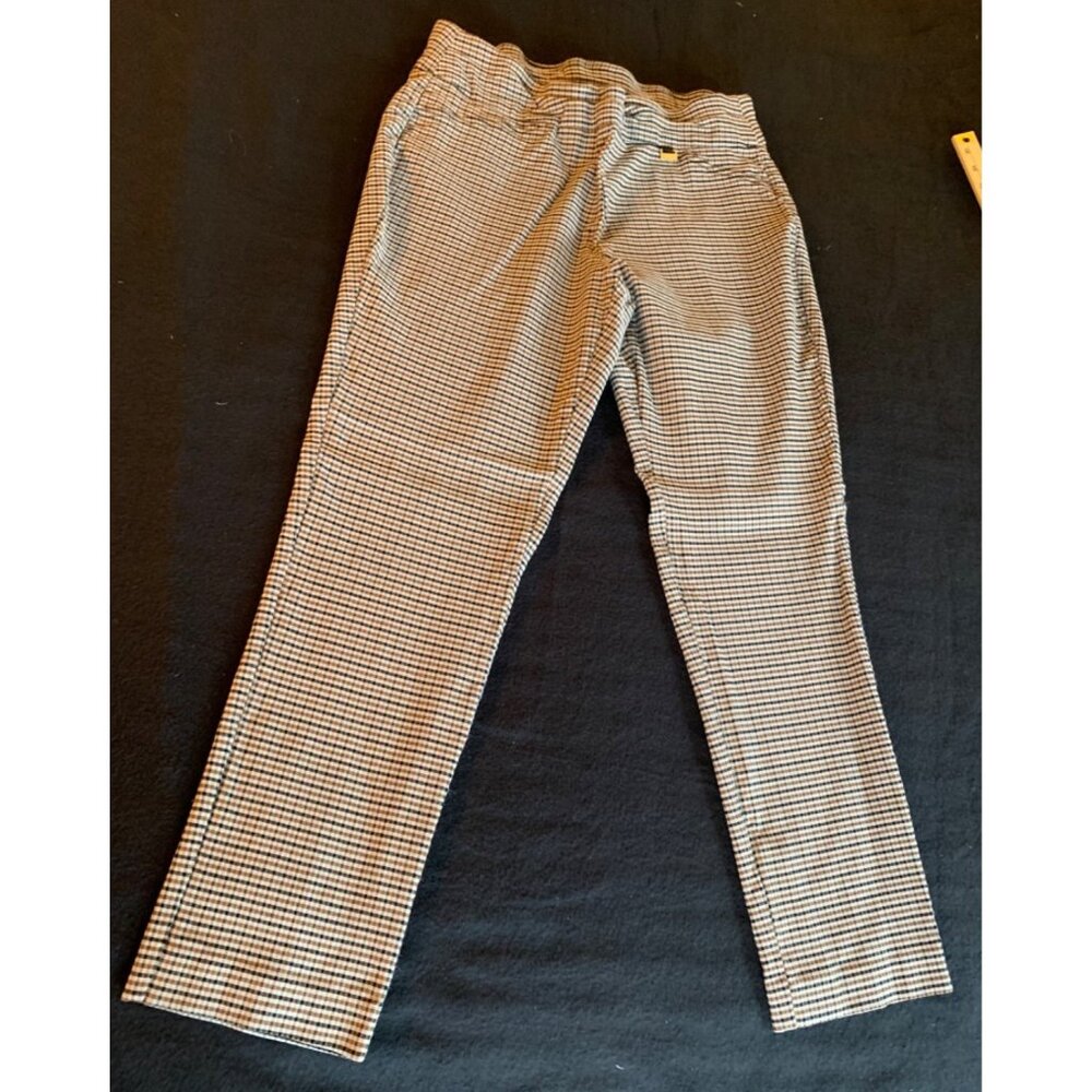 Anne Klein Womens Black Brown Pants Size 14 - Comfortable Stretch Fit